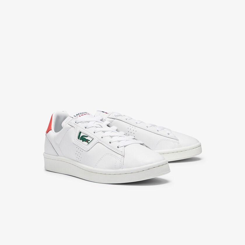 Tenis Lacoste Masters Classic Leather Mujer Blancos Beige | MU4-73167B7