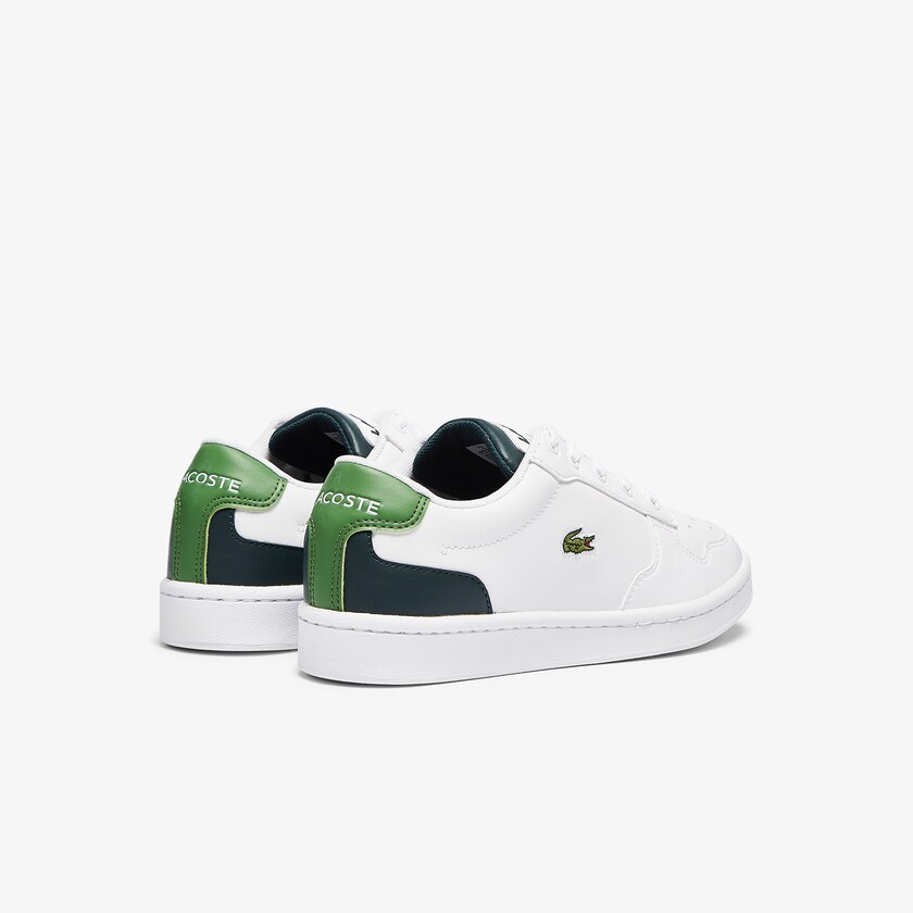 Tenis Lacoste Niños Blancos Masters Cup Cuero and Synthetic DF8-03260R9