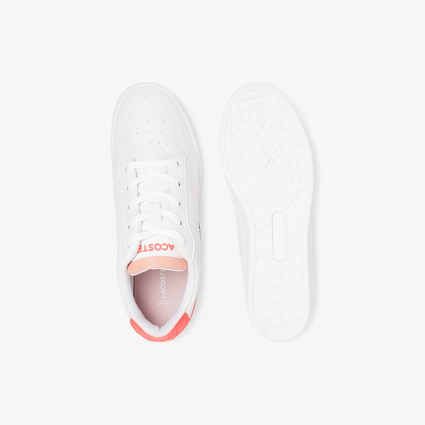 Tenis Lacoste Niños Blancos Rosas Masters Cup Cuero and Synthetic DD0-81698W5