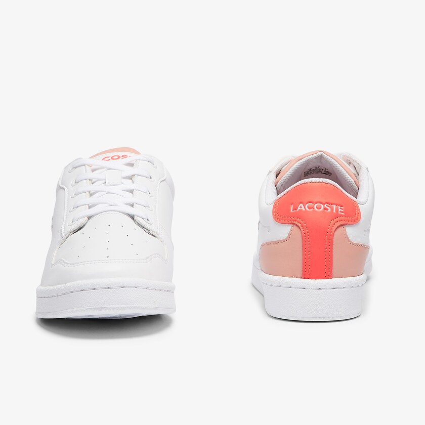 Tenis Lacoste Niños Blancos Rosas Masters Cup Cuero and Synthetic DD0-81698W5