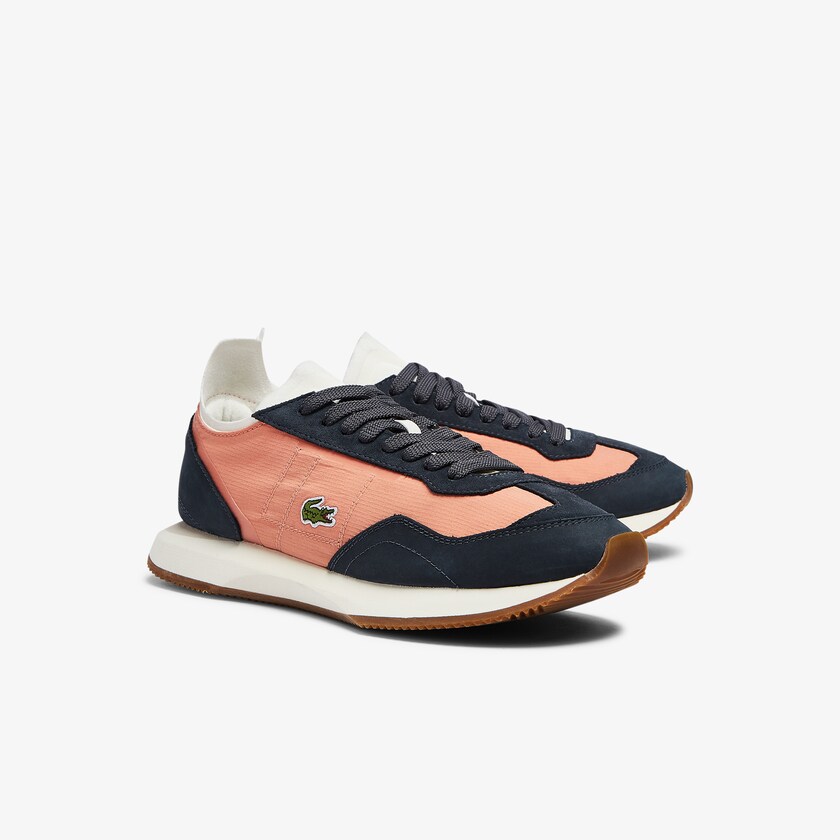 Tenis Lacoste Match Break Sneaker Mujer Rosas Blancos | NV3-68836N2