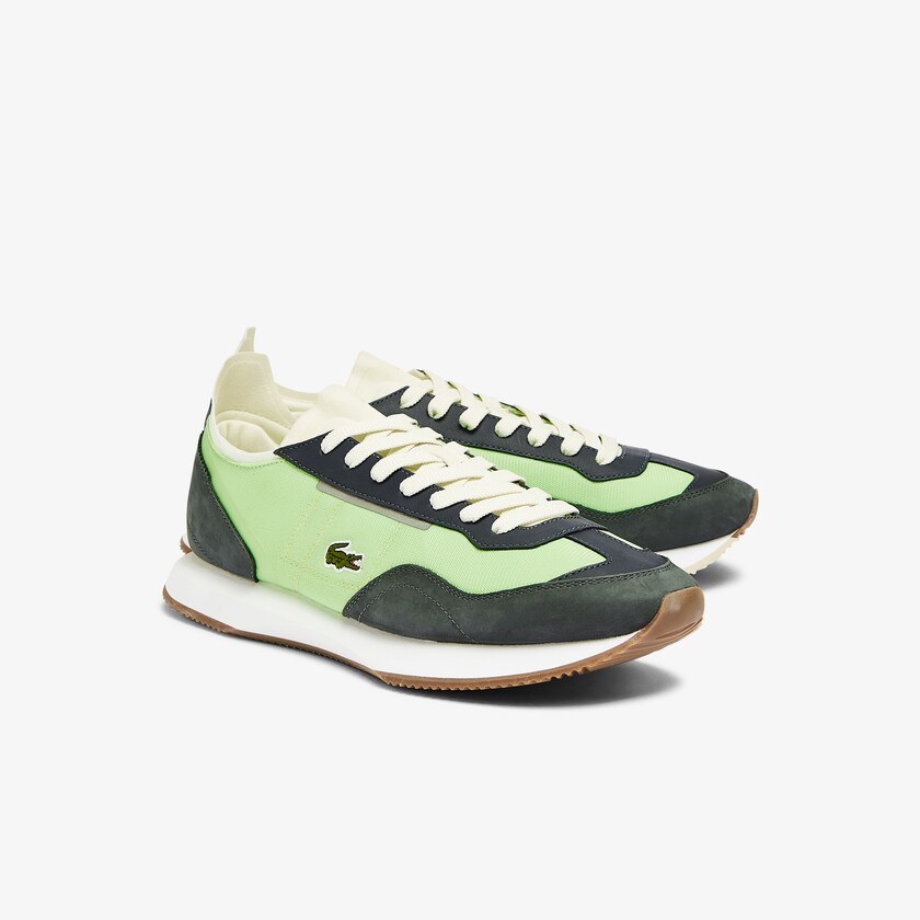 Tenis Lacoste Match Break Textile Hombre Verde Oliva Verdes Claro | AP3-78977B2