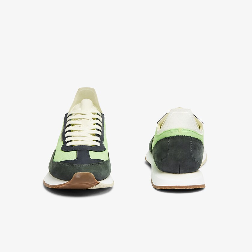 Tenis Lacoste Match Break Textile Hombre Verde Oliva Verdes Claro | AP3-78977B2