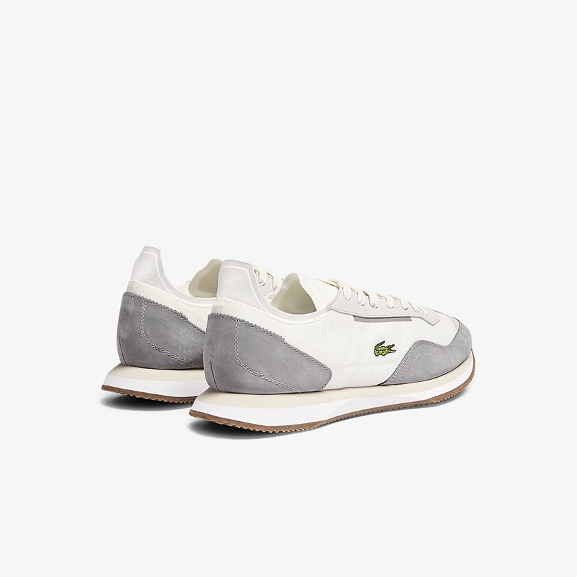 Tenis Lacoste Match Break Textile Hombre Blancos Grises | QI1-48294I3