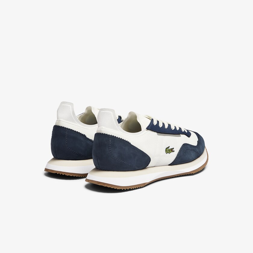Tenis Lacoste Match Break Textile Mujer Blancos Azul Marino | XA4-23832A0