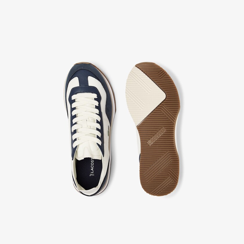 Tenis Lacoste Match Break Textile Mujer Blancos Azul Marino | XA4-23832A0