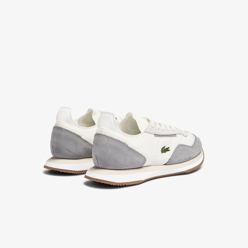 Tenis Lacoste Match Break Textile Mujer Blancos Grises | KY1-79977E1