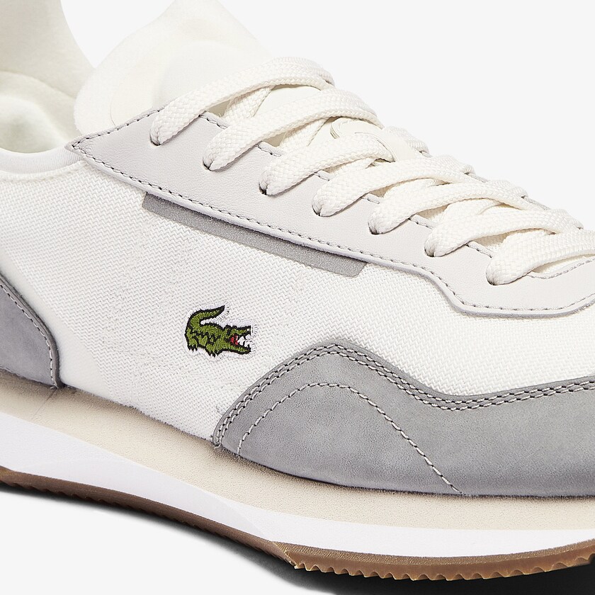 Tenis Lacoste Match Break Textile Mujer Blancos Grises | KY1-79977E1
