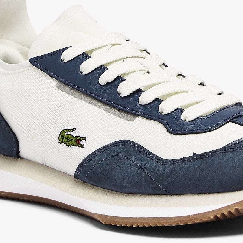 Tenis Lacoste Match Break Textile Mujer Blancos Azul Marino | GQ5-88638R0