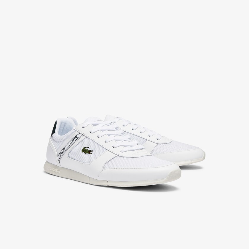 Tenis Lacoste Menerva Sport Textile and Leather Hombre Blancos | FJ0-01200J0
