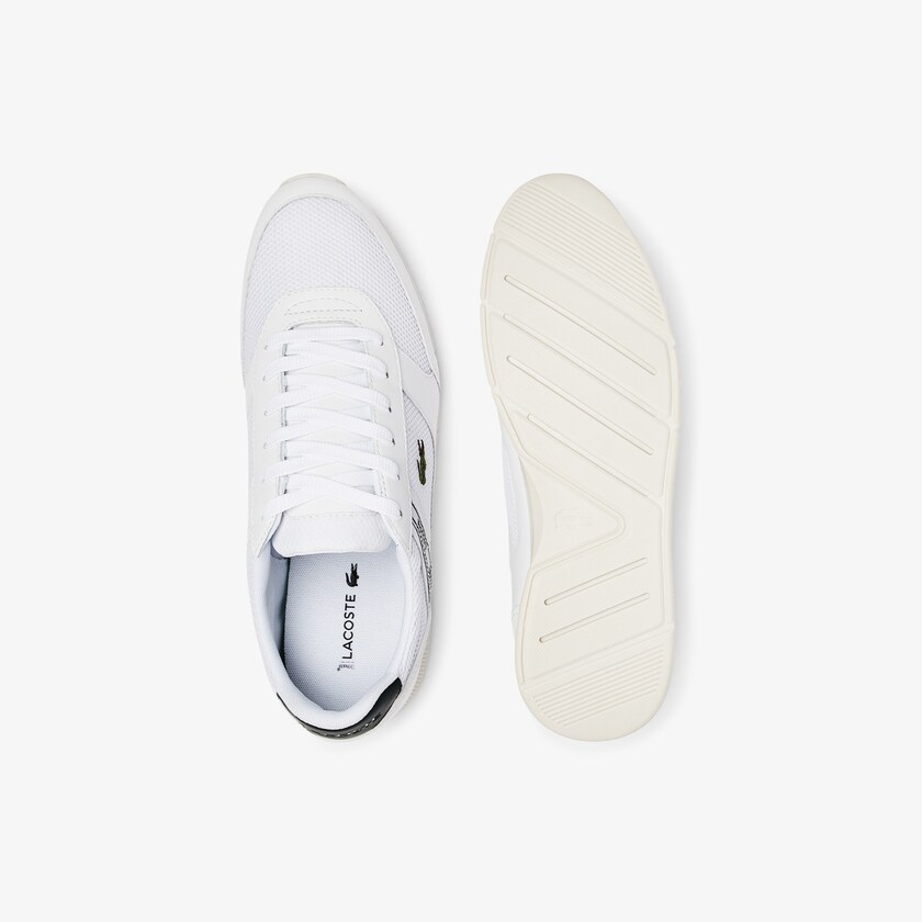 Tenis Lacoste Menerva Sport Textile and Leather Hombre Blancos | FJ0-01200J0