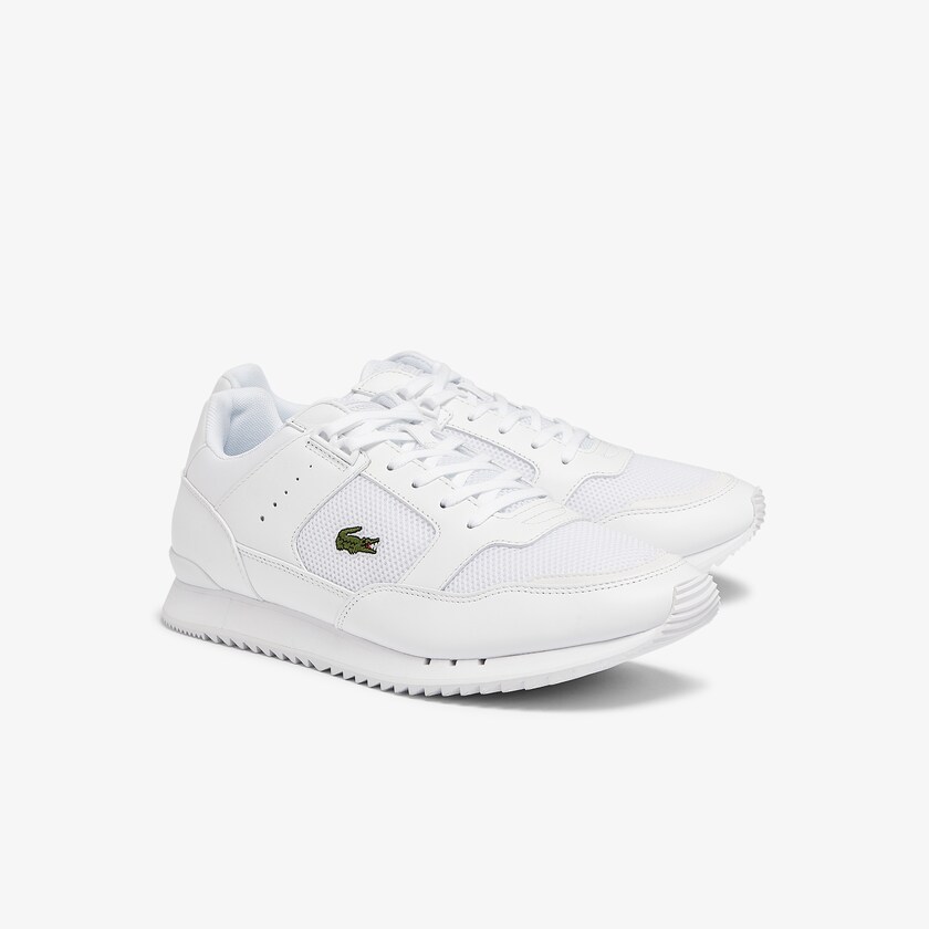 Tenis Lacoste Partner Piste Textile Hombre Blancos | PY2-95359S1