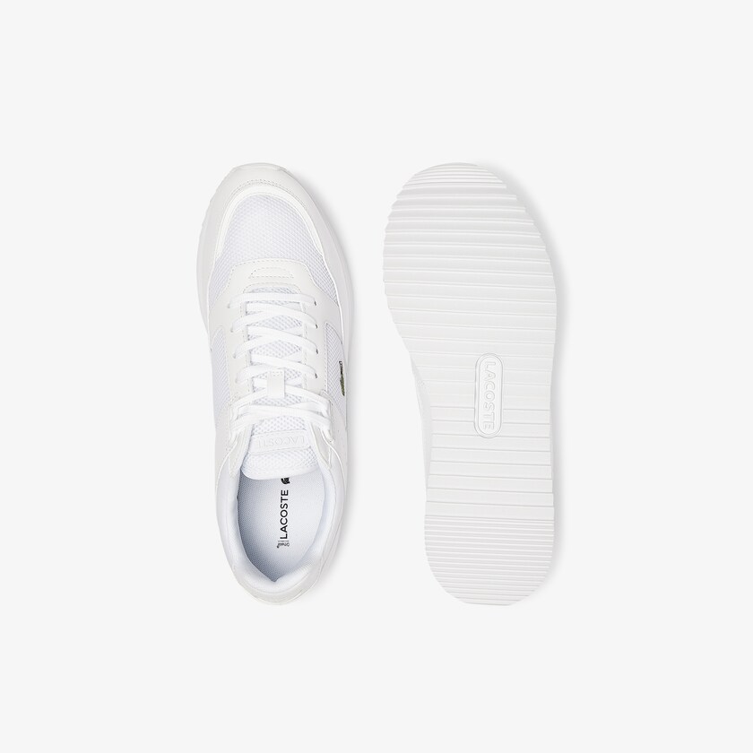 Tenis Lacoste Partner Piste Textile Hombre Blancos | PY2-95359S1