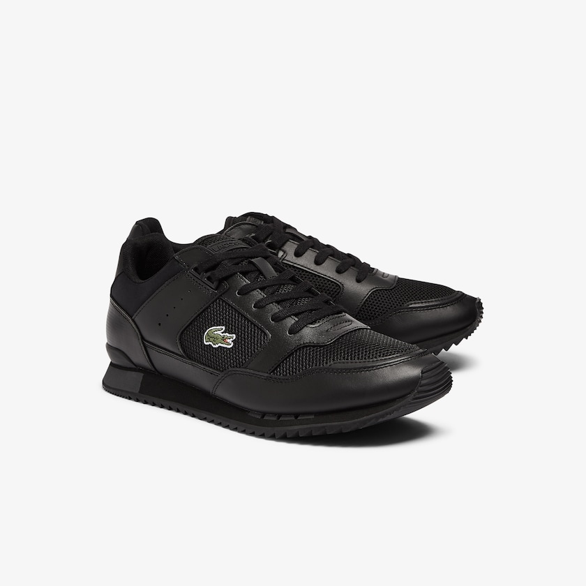 Tenis Lacoste Partner Piste Textile Hombre Negros | LZ1-05100G8