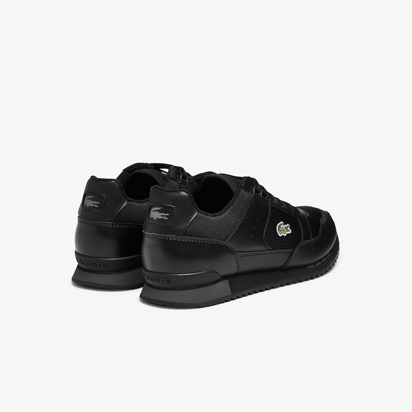 Tenis Lacoste Partner Piste Textile Hombre Negros | LZ1-05100G8