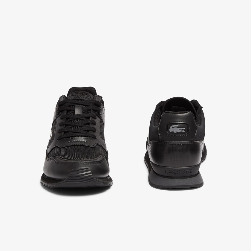 Tenis Lacoste Partner Piste Textile Hombre Negros | LZ1-05100G8