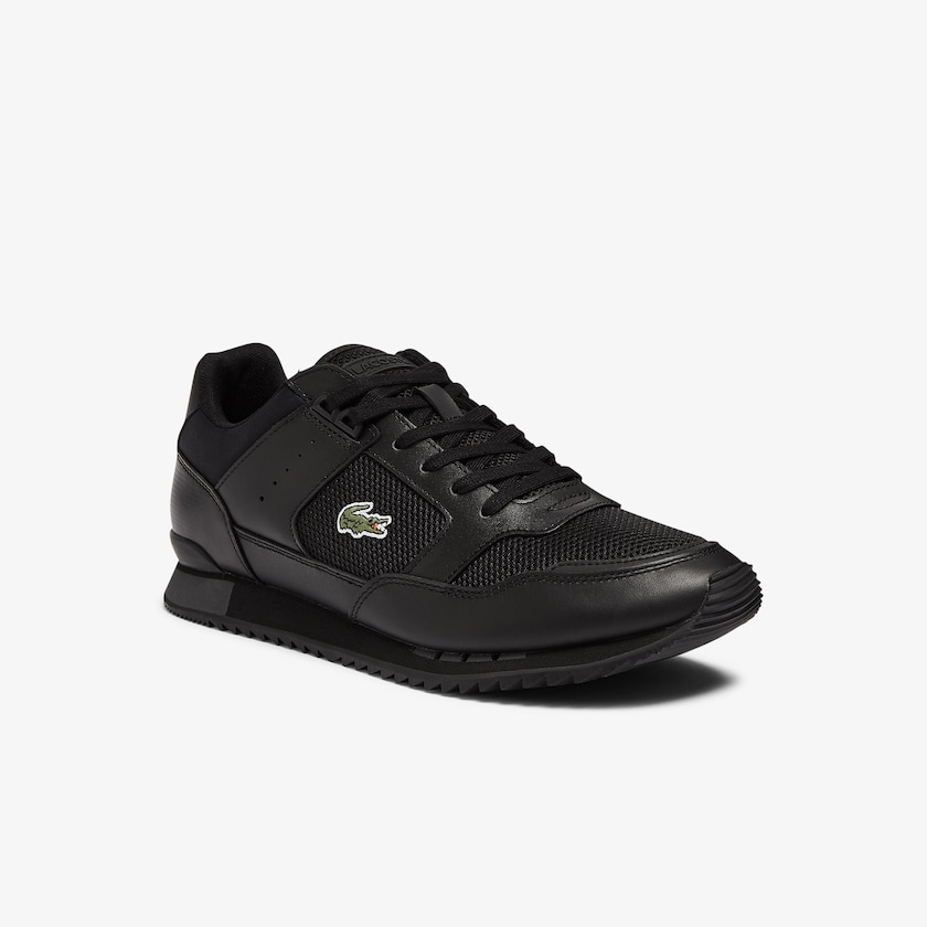 Tenis Lacoste Partner Piste Textile Hombre Negros | LZ1-05100G8
