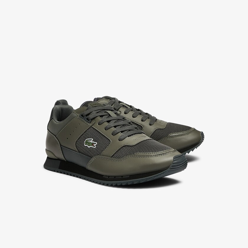 Tenis Lacoste Partner Piste Textile Hombre Kaki Kaki Claro | VI1-80678S3