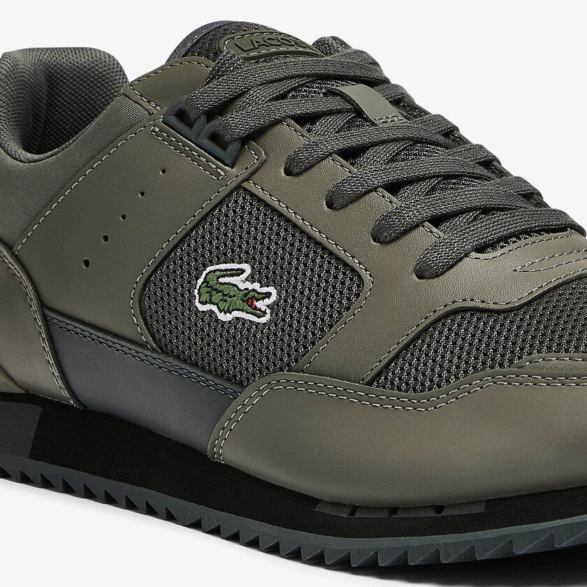 Tenis Lacoste Partner Piste Textile Hombre Kaki Kaki Claro | VI1-80678S3