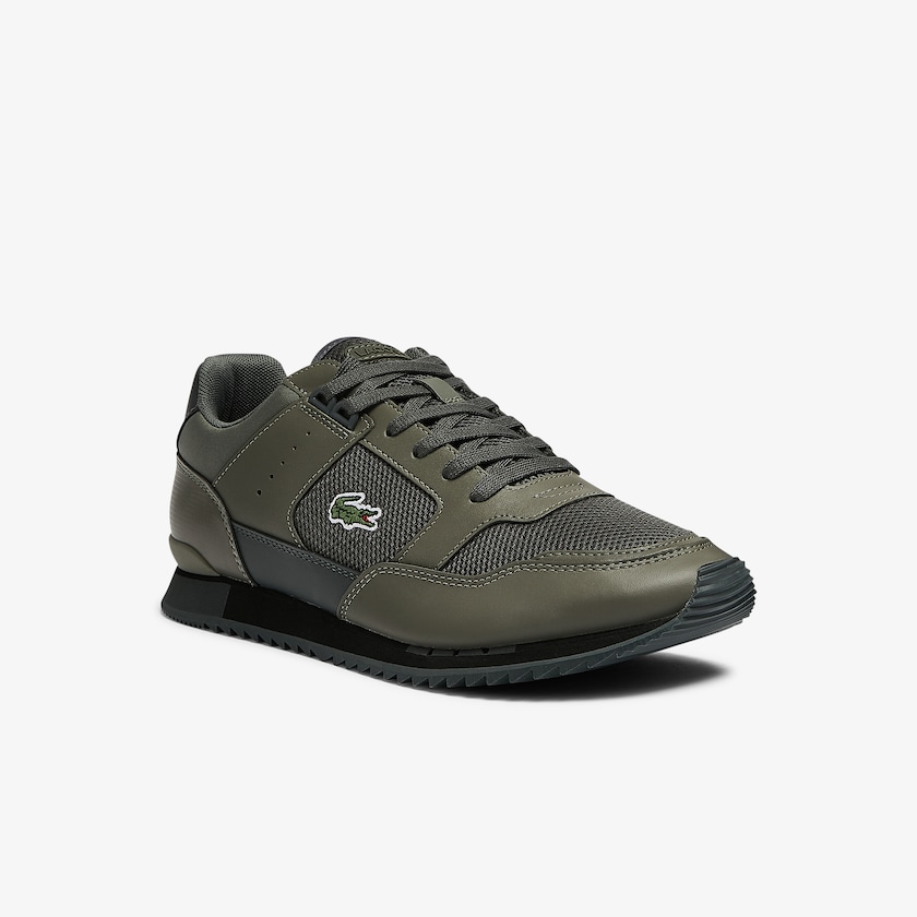 Tenis Lacoste Partner Piste Textile Hombre Kaki Kaki Claro | VI1-80678S3