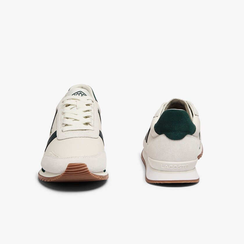 Tenis Lacoste Partner Retro Leather Hombre Blancos | AF7-09720C0