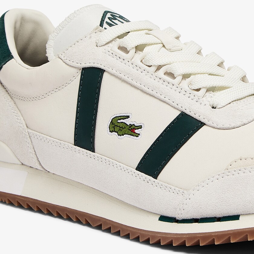 Tenis Lacoste Partner Retro Leather Hombre Blancos | AF7-09720C0