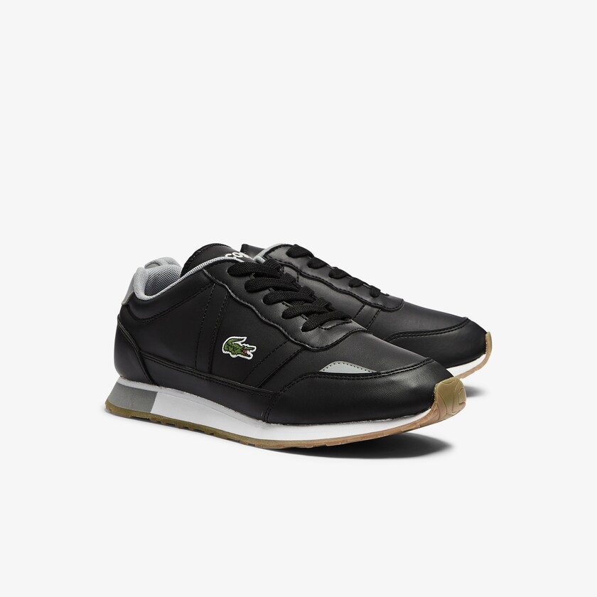 Tenis Lacoste Niños Negros Partner Textile VI7-21802Z4