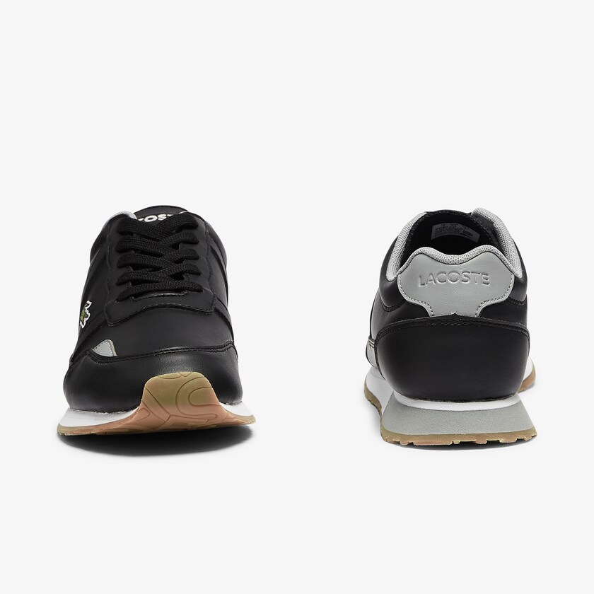 Tenis Lacoste Niños Negros Partner Textile VI7-21802Z4