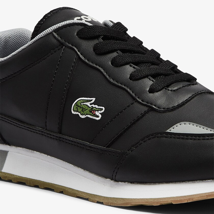 Tenis Lacoste Niños Negros Partner Textile VI7-21802Z4