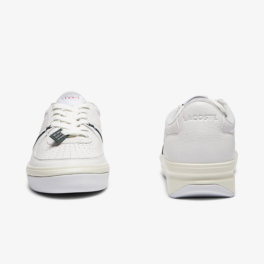 Tenis Lacoste Quantace Leather Hombre Blancos Beige | HF6-46234X5