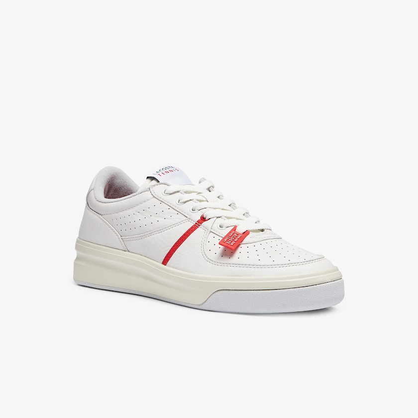 Tenis Lacoste Quantace Leather Hombre Rojos Blancos | VS8-51095V6