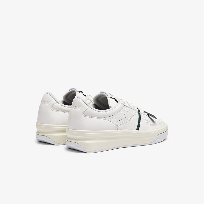 Tenis Lacoste Quantace Leather Mujer Blancos Beige | BC6-49674L1
