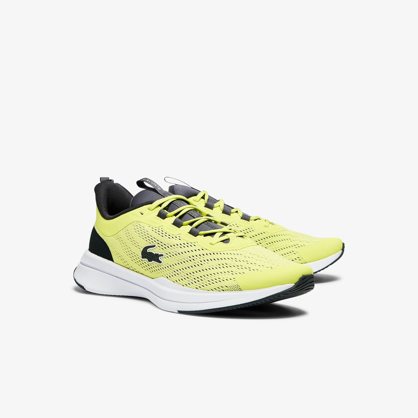 Tenis Lacoste Run Spin Textile Hombre Amarillos Claro Blancos | ZU9-07290D7
