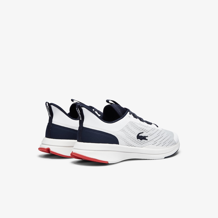 Tenis Lacoste Run Spin Textile Hombre Blancos Azul Marino | AI7-27432Q5