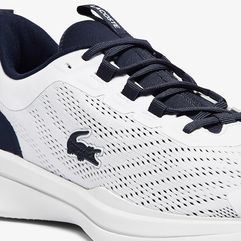 Tenis Lacoste Run Spin Textile Hombre Blancos Azul Marino | AI7-27432Q5
