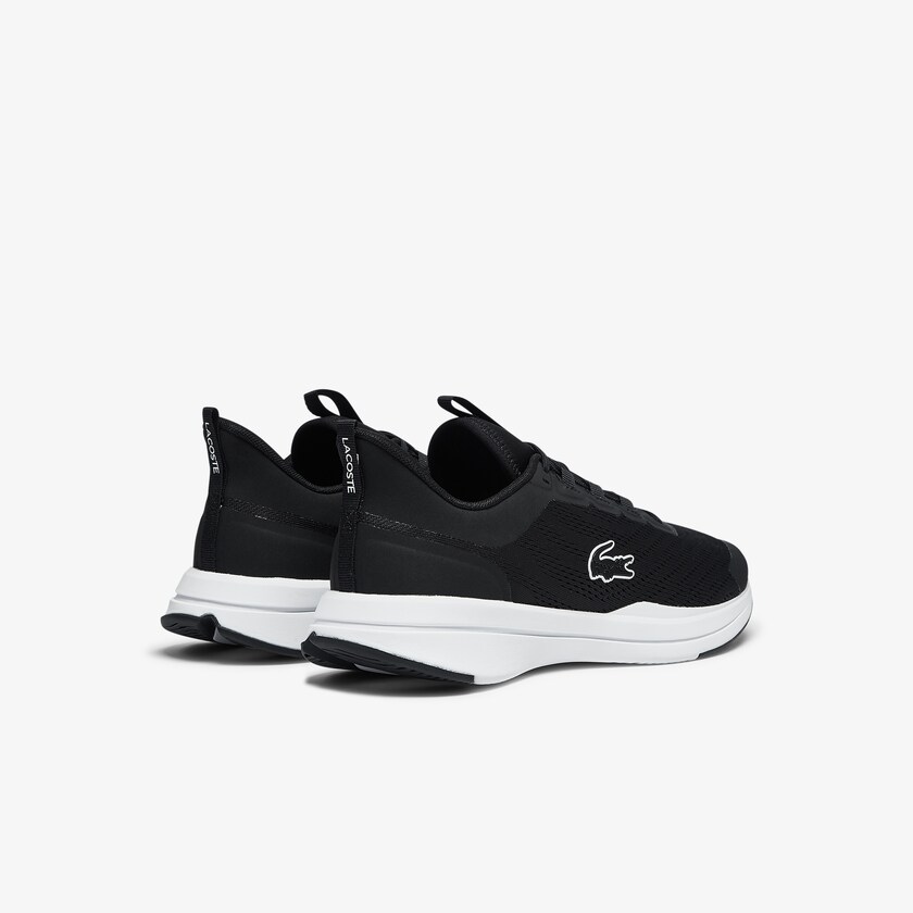 Tenis Lacoste Run Spin Textile Hombre Negros Blancos | NE0-14241D4