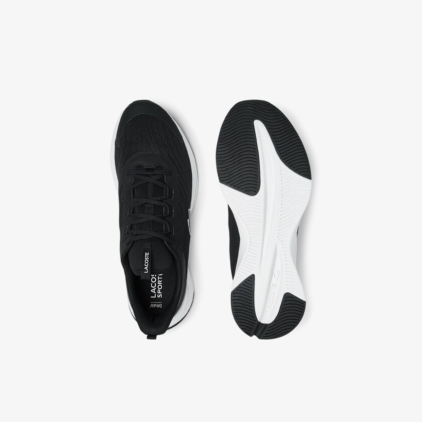 Tenis Lacoste Run Spin Textile Hombre Negros Blancos | NE0-14241D4