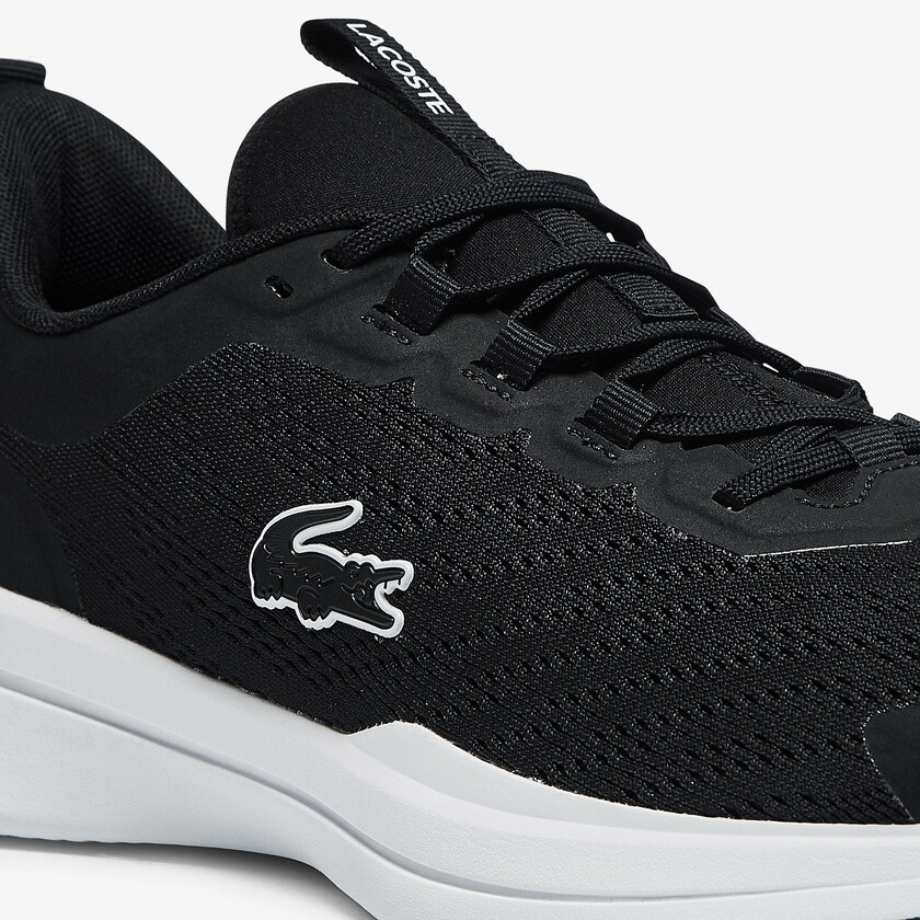 Tenis Lacoste Run Spin Textile Hombre Negros Blancos | NE0-14241D4