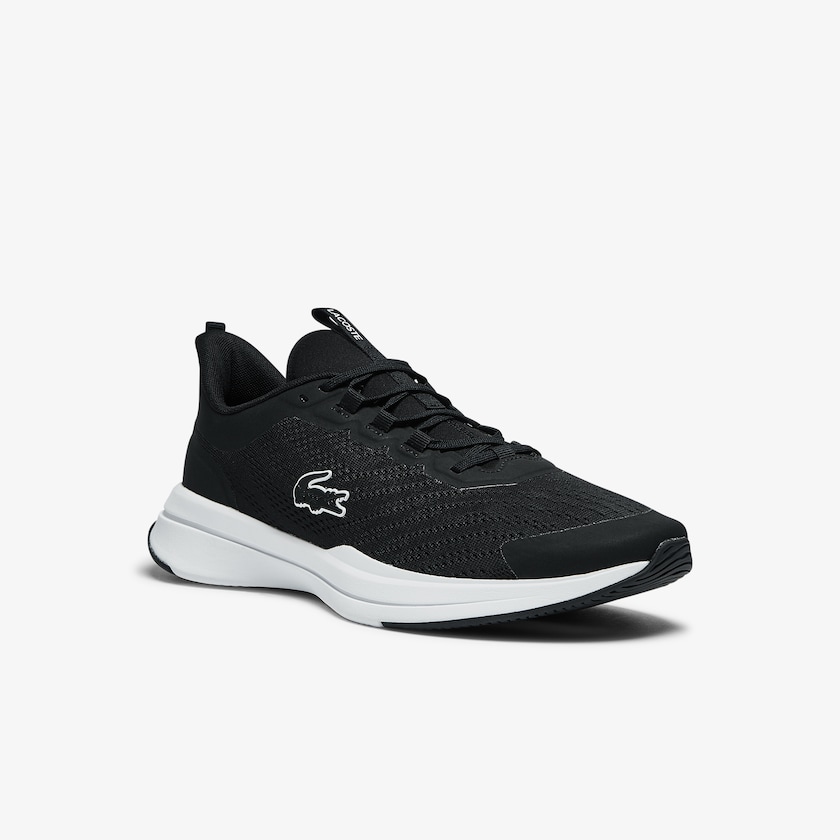 Tenis Lacoste Run Spin Textile Hombre Negros Blancos | NE0-14241D4