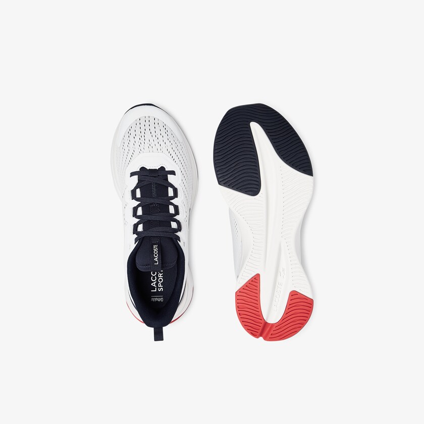 Tenis Lacoste Run Spin Textile Mujer Blancos Azul Marino | IP0-20752Q0