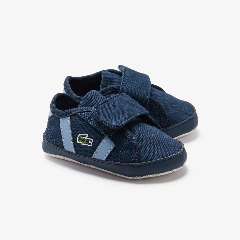 Tenis Lacoste Niños Azul Marino Sideline Crib Canvas GG1-28562B5