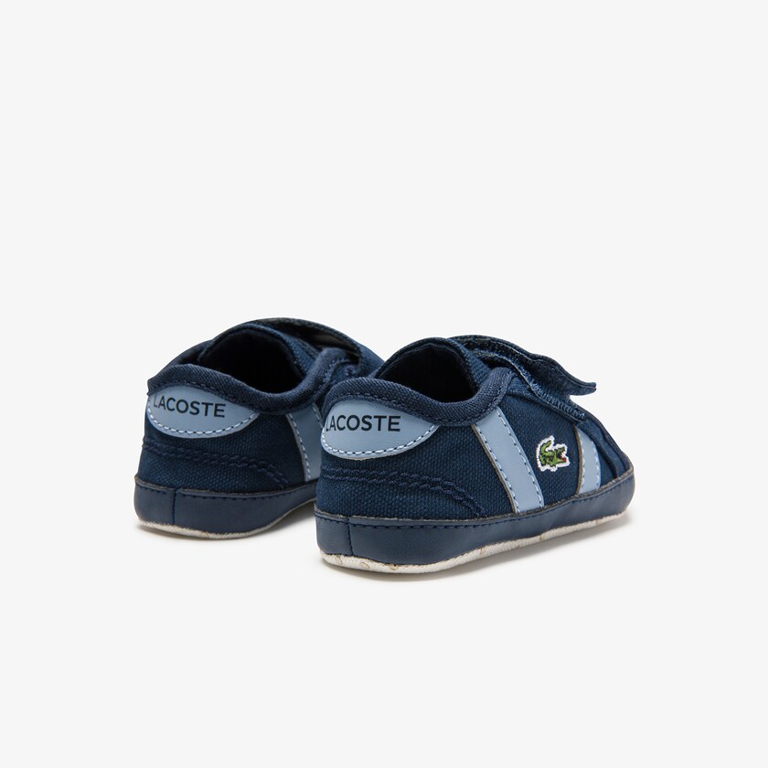 Tenis Lacoste Niños Azul Marino Sideline Crib Canvas GG1-28562B5