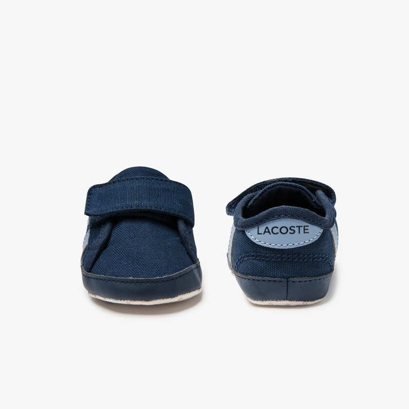 Tenis Lacoste Niños Azul Marino Sideline Crib Canvas GG1-28562B5