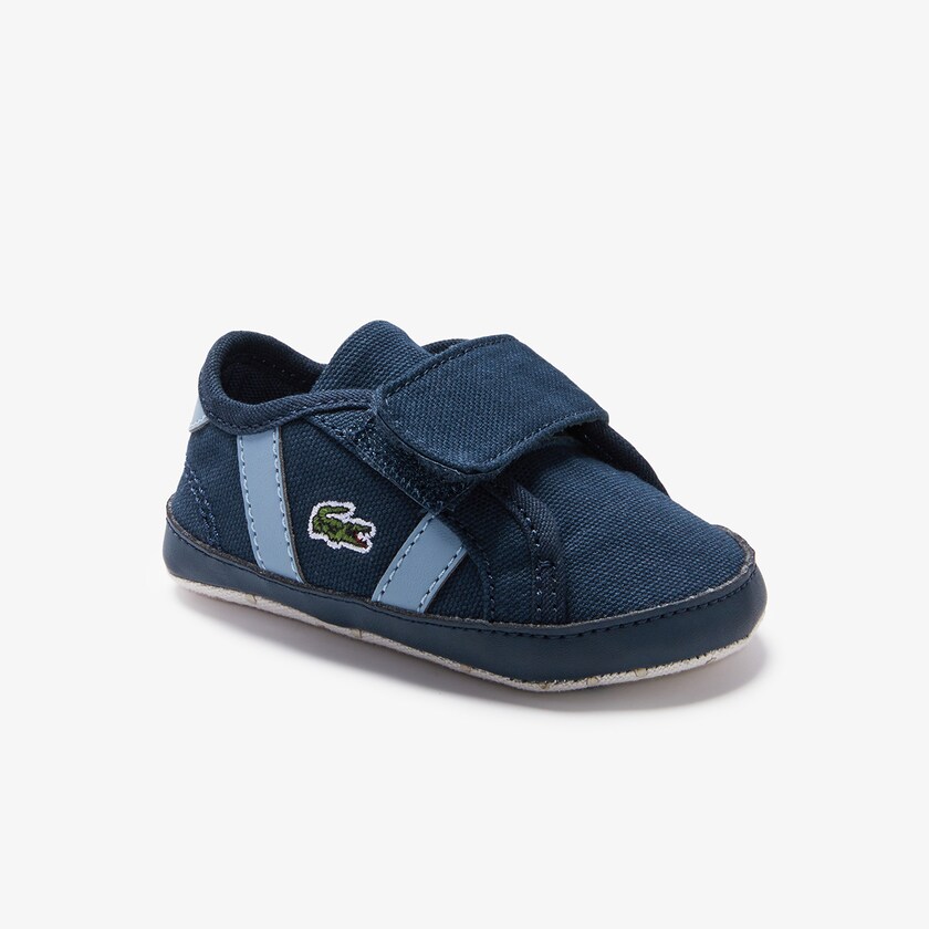 Tenis Lacoste Niños Azul Marino Sideline Crib Canvas GG1-28562B5