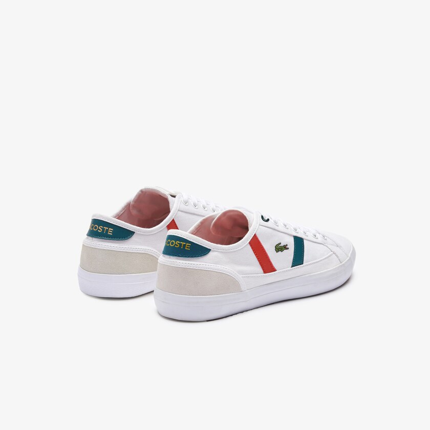 Tenis Lacoste Sideline Roland Garros Mujer Blancos Verdes | UU5-71567C1