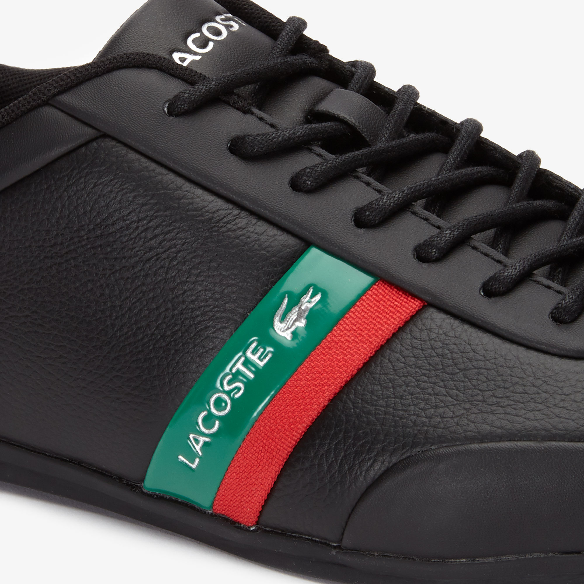 Tenis Lacoste Storda Sneaker Hombre Negros Verdes | DL6-55705C7
