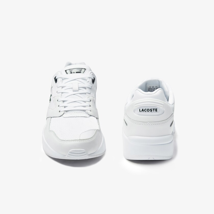Tenis Lacoste Storm 96 LO Textile and Leather Hombre Blancos | NP5-53695Z2