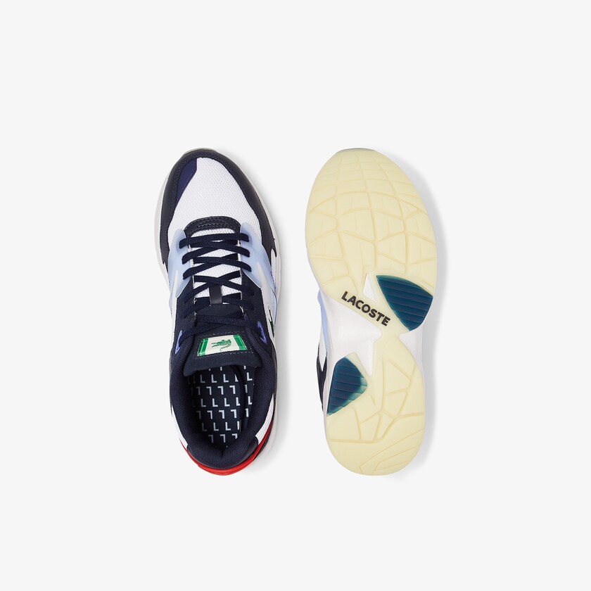 Tenis Lacoste Storm 96 LO Textile and Leather Hombre Azul Marino | QM1-70117W2