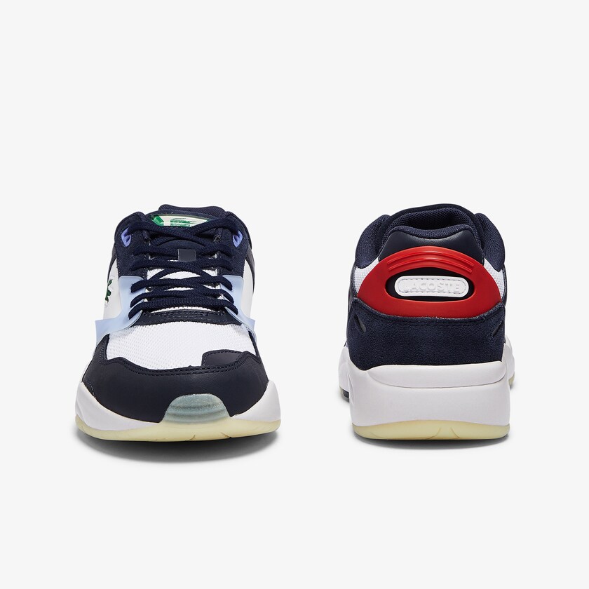 Tenis Lacoste Storm 96 LO Textile and Leather Hombre Azul Marino | QM1-70117W2