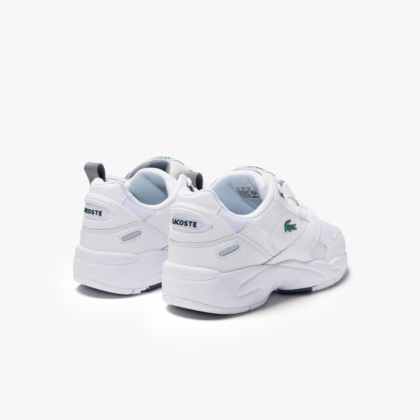 Tenis Lacoste Storm 96 LO Textile and Leather Mujer Blancos | JY8-08400R6